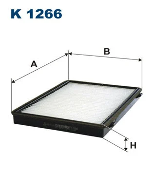 Filtre, air de l'habitacle FILTRON K 1266
