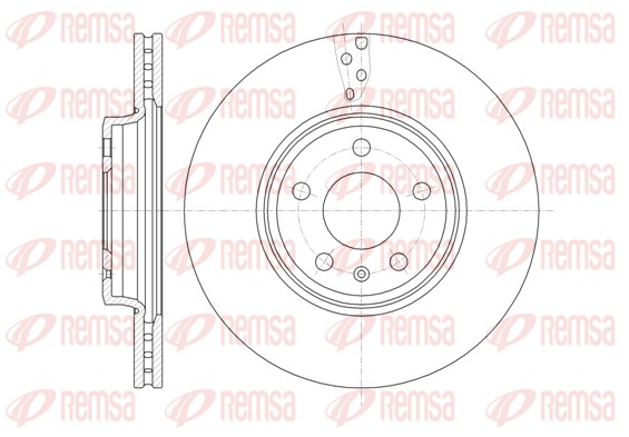 Disque de frein REMSA 61292.10