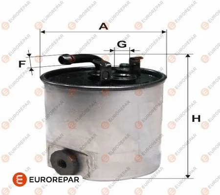Filtre à carburant EUROREPAR E148128
