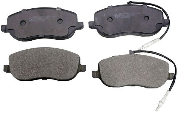 Kit de plaquettes de frein, frein à disque DENCKERMANN B110184