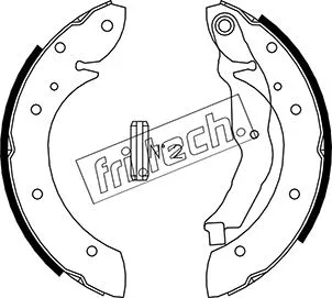 Jeu de mâchoires de frein fri.tech. 1088.223
