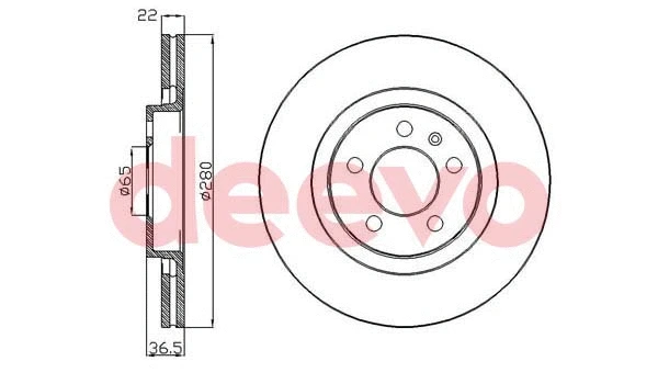 Disque de frein DEEVO BD33120