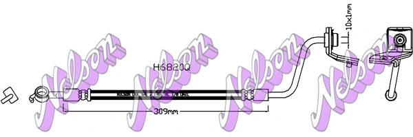 Flexible de frein KAWE H6820Q