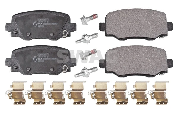 Kit de plaquettes de frein, frein à disque SWAG 33 10 6412