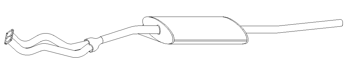 Silencieux avant Vellerand 10672