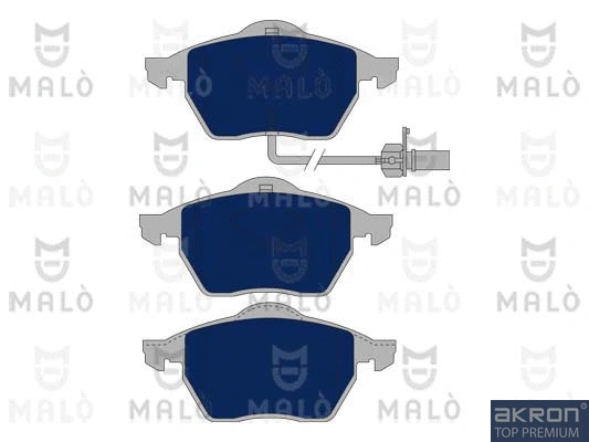 Kit de plaquettes de frein, frein à disque AKRON-MALÒ 1051133