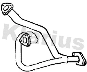 Tuyau d'échappement KLARIUS 301680