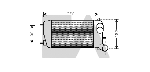 Refroidisseur d'air de suralimentation EACLIMA 36A10008