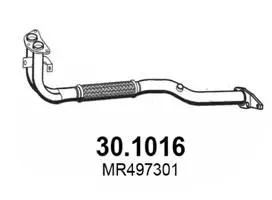 Tuyau d'échappement ASSO 30.1016