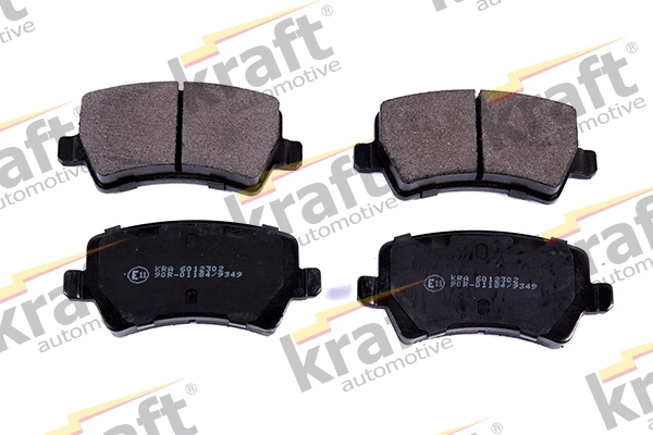 Kit de plaquettes de frein, frein à disque KRAFT AUTOMOTIVE 6012302