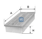 Filtre à air UFI 30.189.00