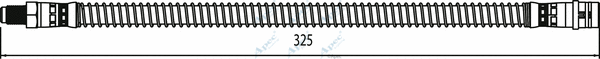 Flexible de frein APEC HOS4036