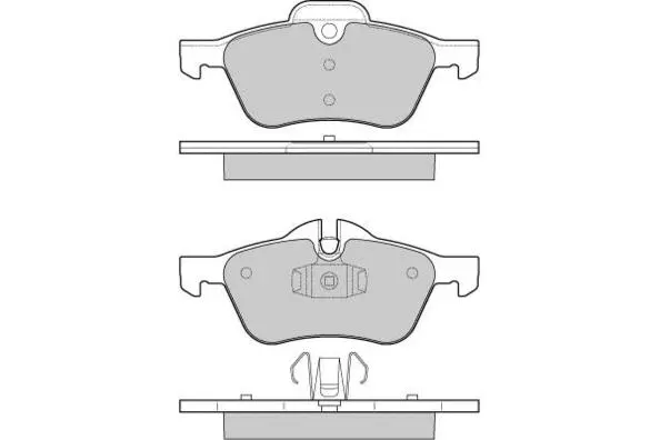 Kit de plaquettes de frein, frein à disque E.T.F. 12-0995