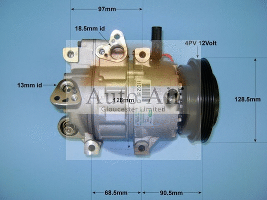 Compresseur, climatisation AUTO AIR GLOUCESTER 14-1457