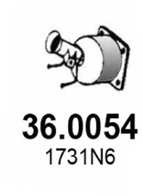 Catalyseur ASSO 36.0054