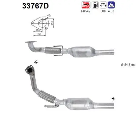 Catalyseur AS 33767D