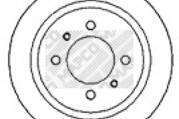 Disque de frein MAPCO 15510