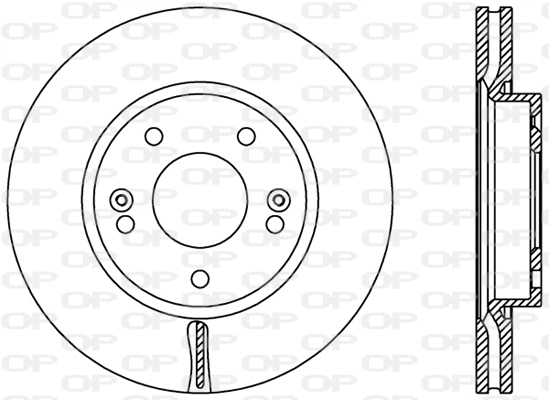 Disque de frein OPEN PARTS BDR2443.20