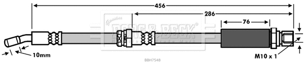 Flexible de frein BORG & BECK BBH7548