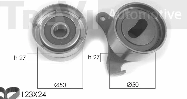 Kit de courroie crantée TREVI AUTOMOTIVE KD1023