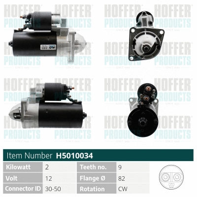 Démarreur HOFFER H5010034