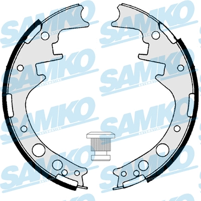Jeu de mâchoires de frein SAMKO 85160