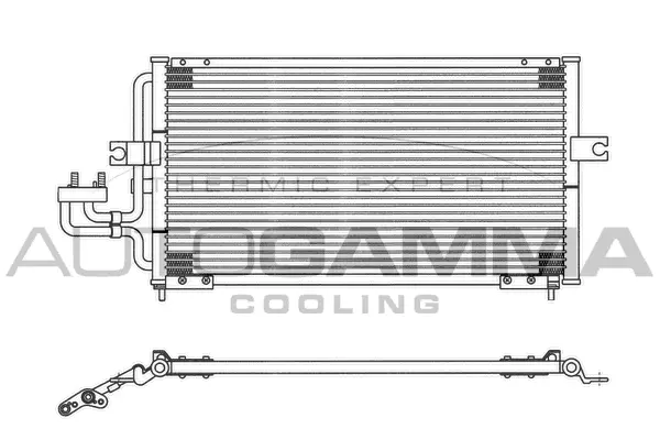 Condenseur, climatisation AUTOGAMMA 102886