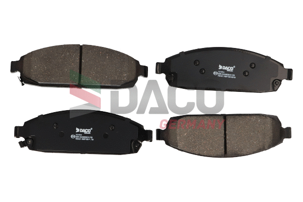 Kit de plaquettes de frein, frein à disque DACO Germany 321604