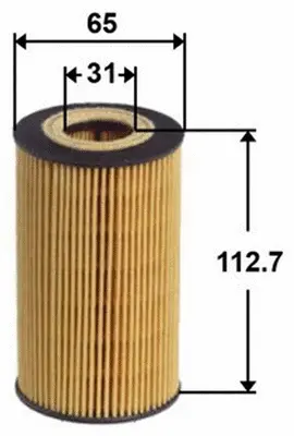 Filtre à huile JS ASAKASHI OE0036