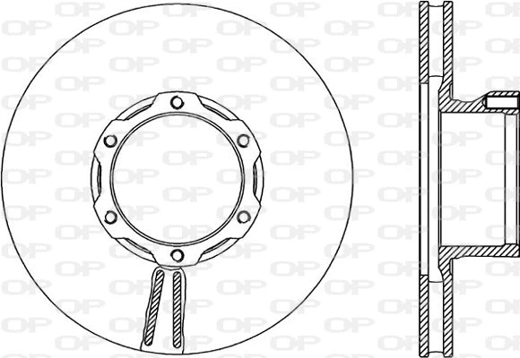 Disque de frein OPEN PARTS BDR1702.20