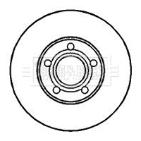 Disque de frein BORG & BECK BBD4220