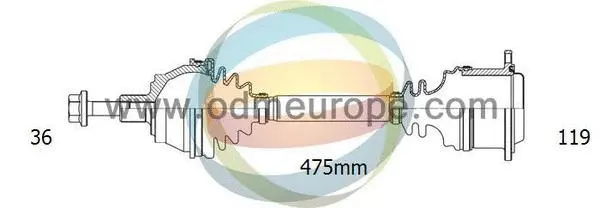 Arbre de transmission 4X4 ESTANFI EST-18-211950