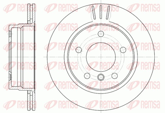 Disque de frein REMSA 6458.10