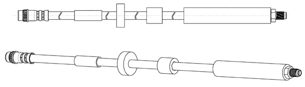 Flexible de frein CEF 512850