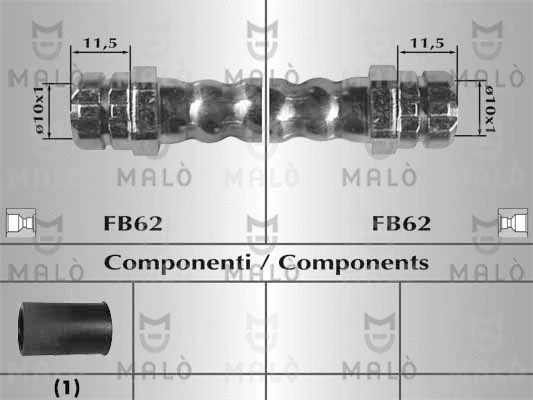 Flexible de frein AKRON-MALÒ 81352