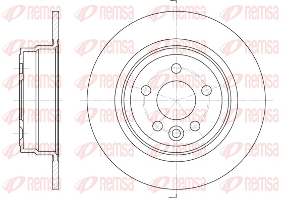 Disque de frein REMSA 6615.00