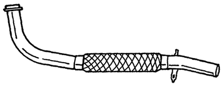 Tuyau d'échappement SIGAM 40132