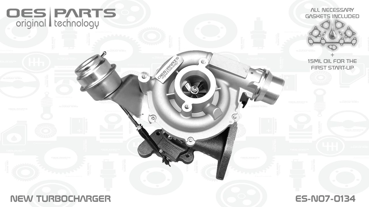 Turbocompresseur, suralimentation OES PARTS ES-N07-0134