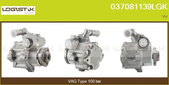 Pompe hydraulique, direction LGK 037081139LGK