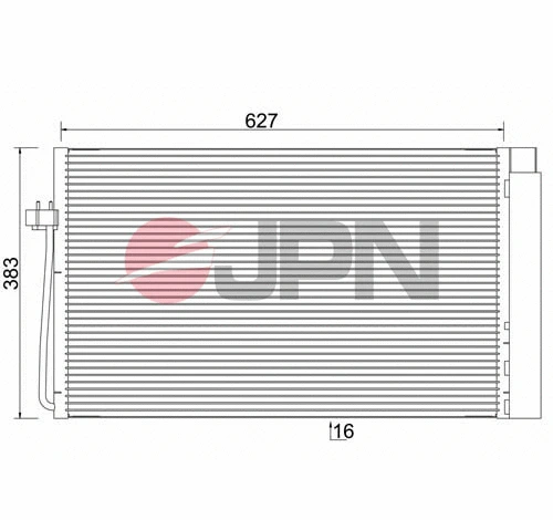 Condenseur, climatisation JPN 60C9086-JPN