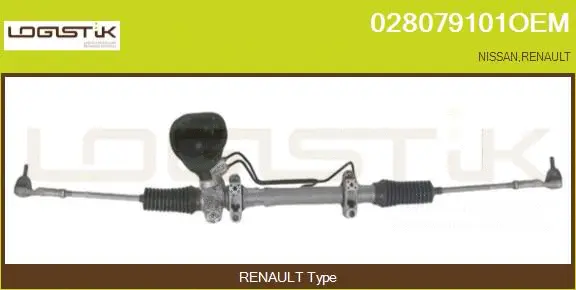 Crémaillère de direction LGK 028079101OEM
