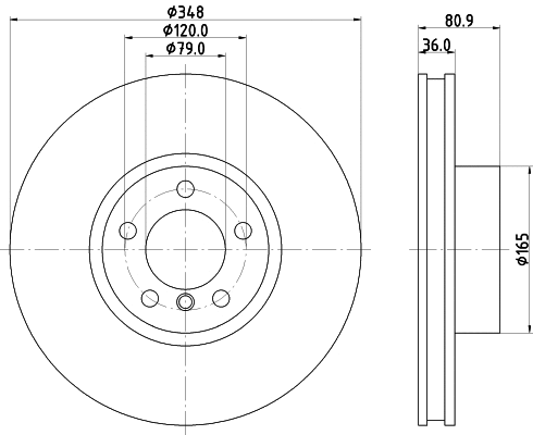 Disque de frein MINTEX MDC2623