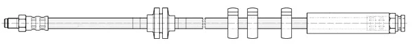 Flexible de frein CEF 511663
