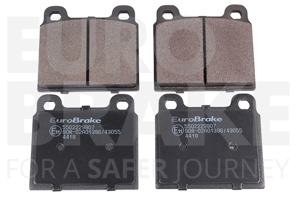 Kit de plaquettes de frein, frein à disque EUROBRAKE 5502229907