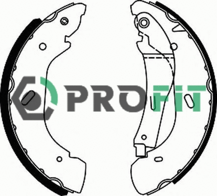 Jeu de mâchoires de frein PROFIT 5001-5980