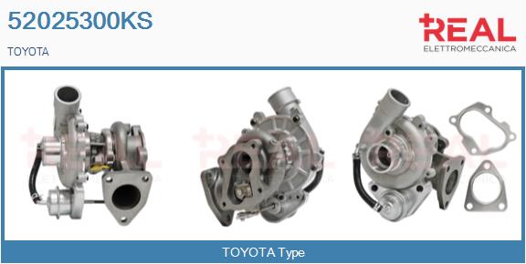 Turbocompresseur, suralimentation REAL 52025300KS