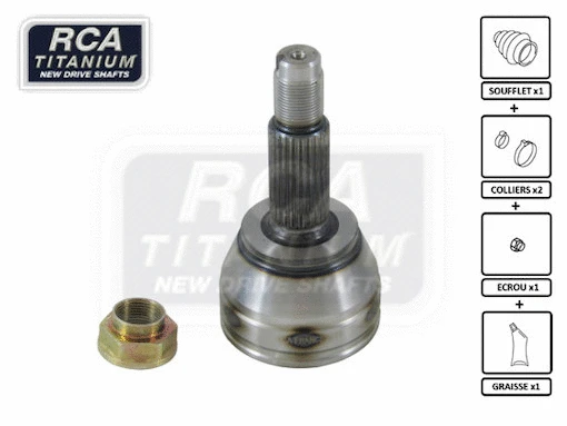 Jeu de joints, arbre de transmission RCA FRANCE AF89
