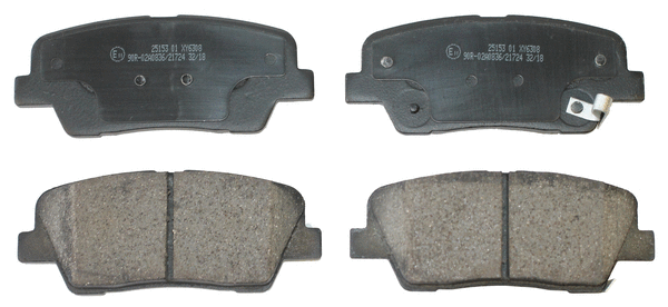 Kit de plaquettes de frein, frein à disque National NP2856