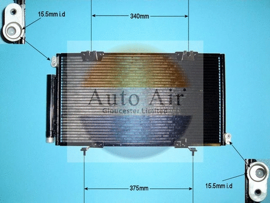 Condenseur, climatisation AUTO AIR GLOUCESTER 16-1010