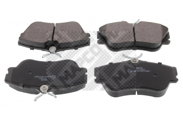Kit de plaquettes de frein, frein à disque MAPCO 6414